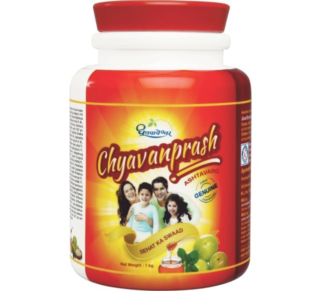 Dhootapapeshwar Chyavanprash (Ashtavarg) 1 kg for weakness, cold, cough