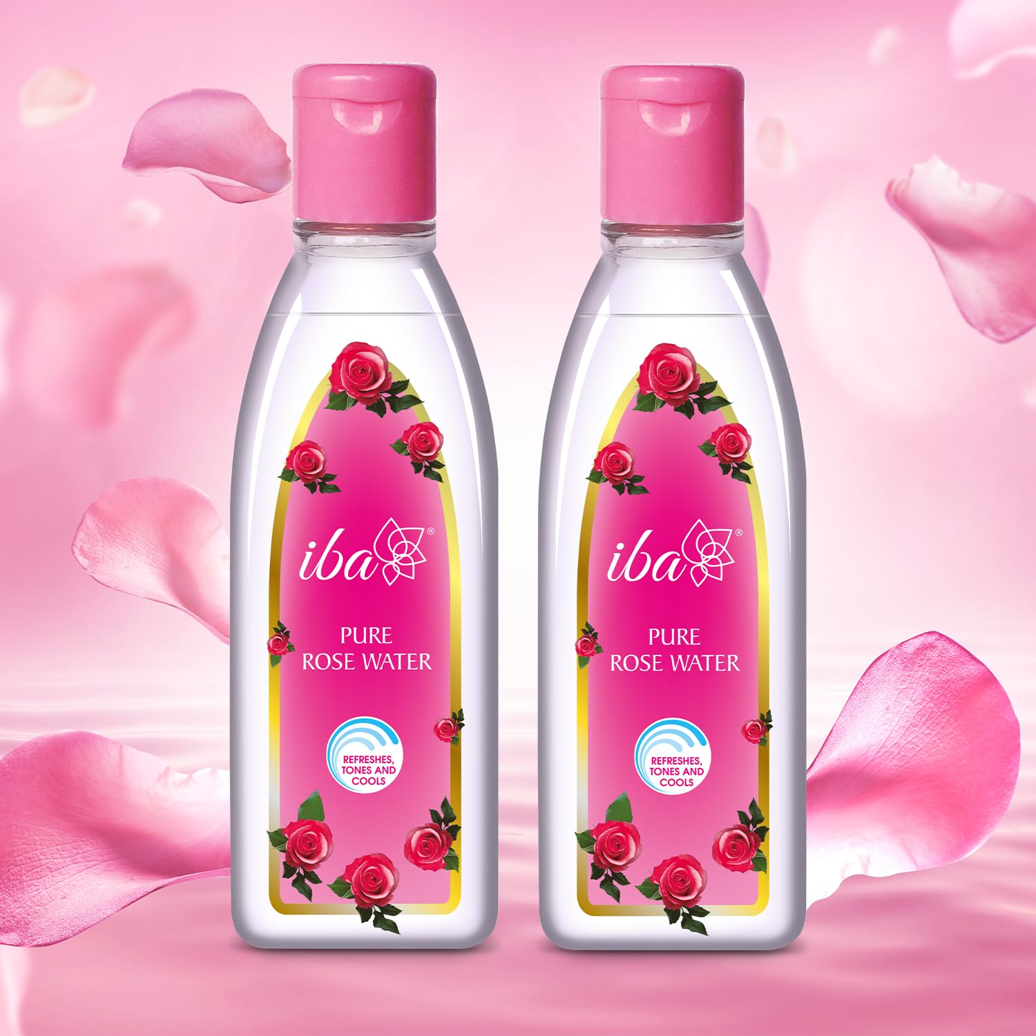 Iba Pure Rose Water, 105 Ml (Pack of 2)