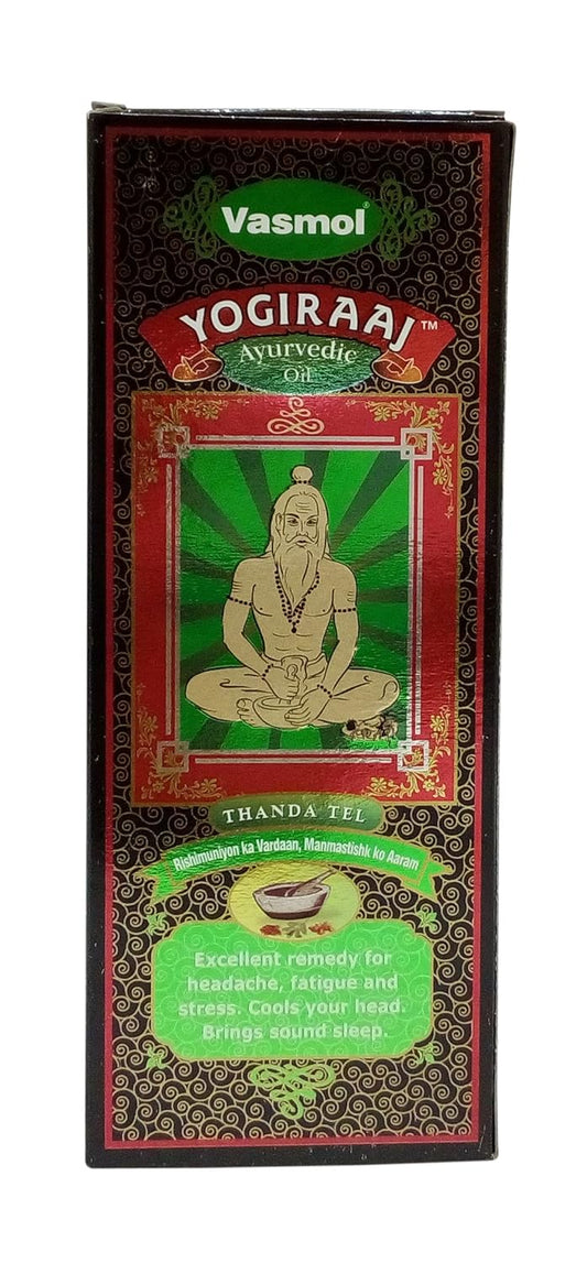 Vasmol Yogiraaj Ayurvedic Hair Oil - Thanda Tel, 200ml