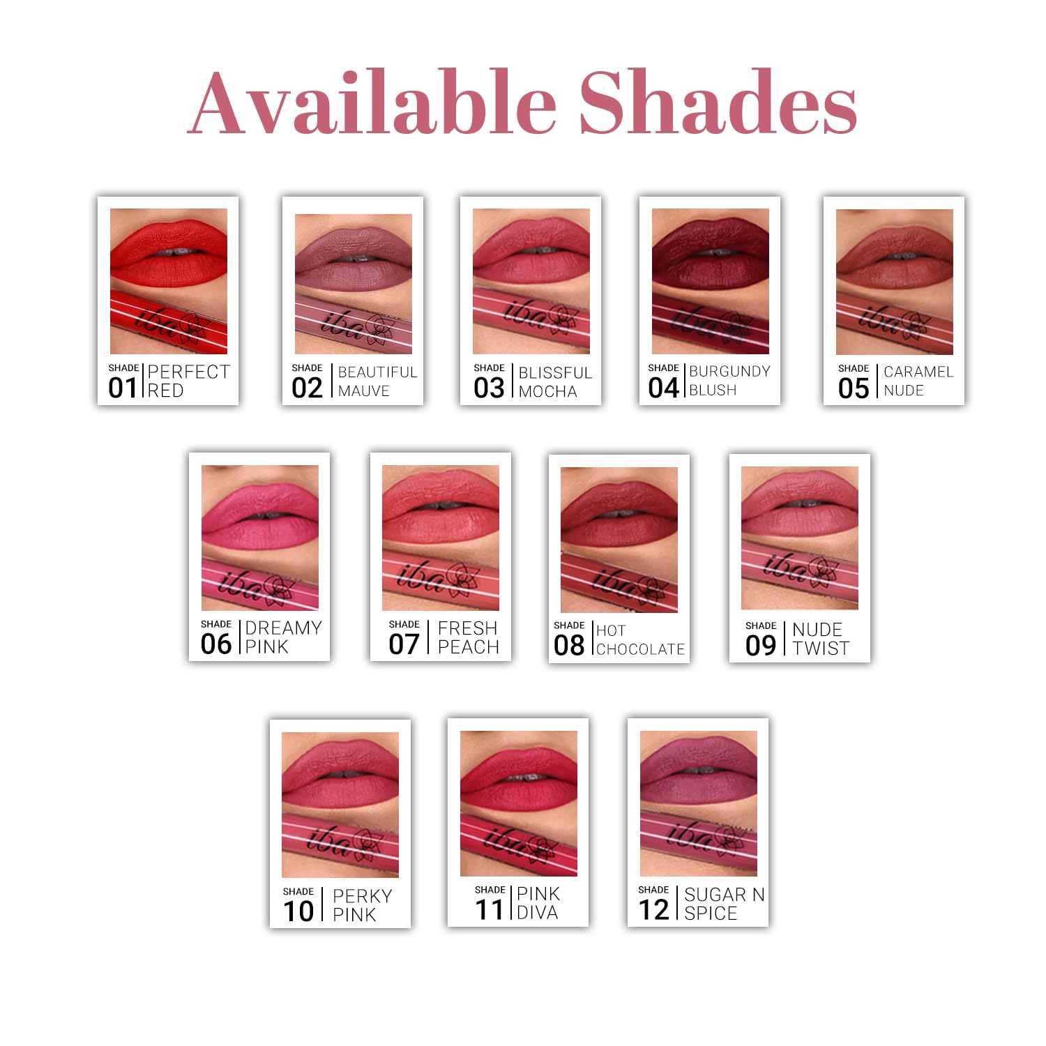 Iba Maxx Matte Liquid Lipstick- Caramel Nude 2.6ml