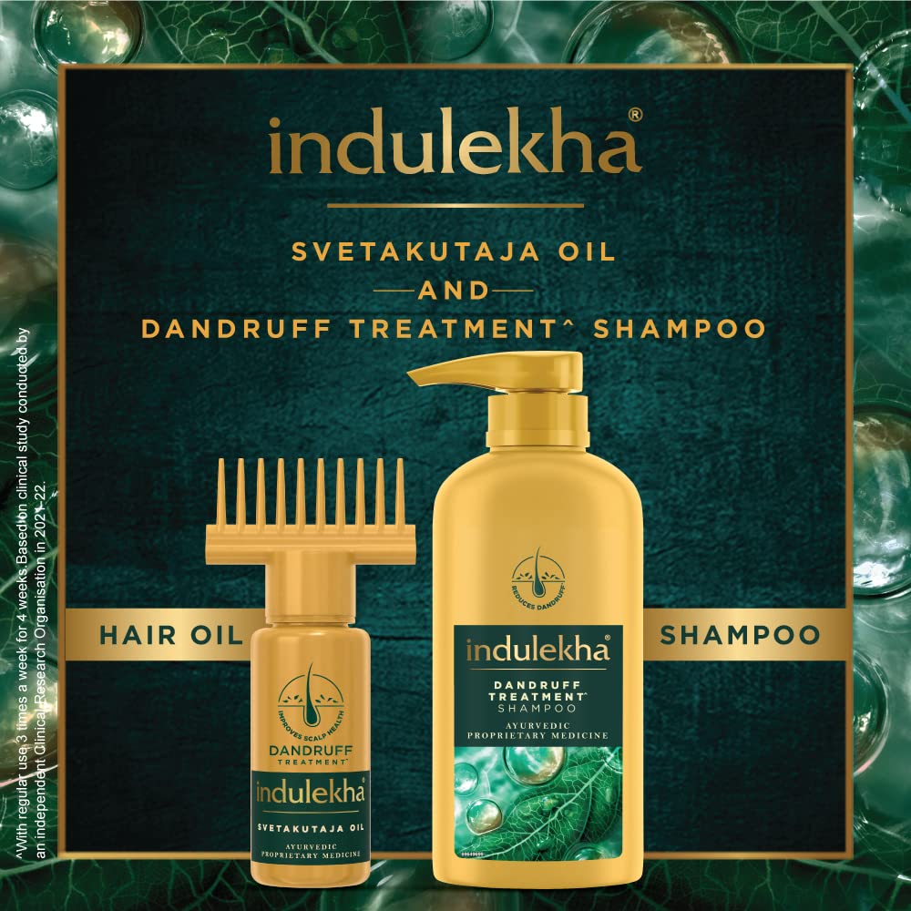Indulekha Dandruff Treatment Shampoo, 580 ml