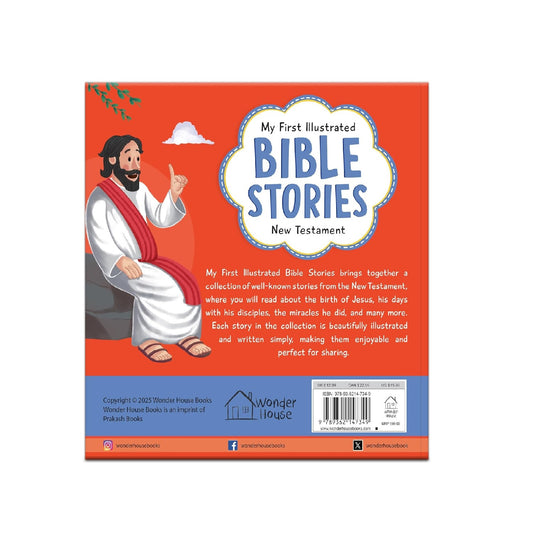 My First Illustrated Bible Stories: New Testament Hardcover  Book