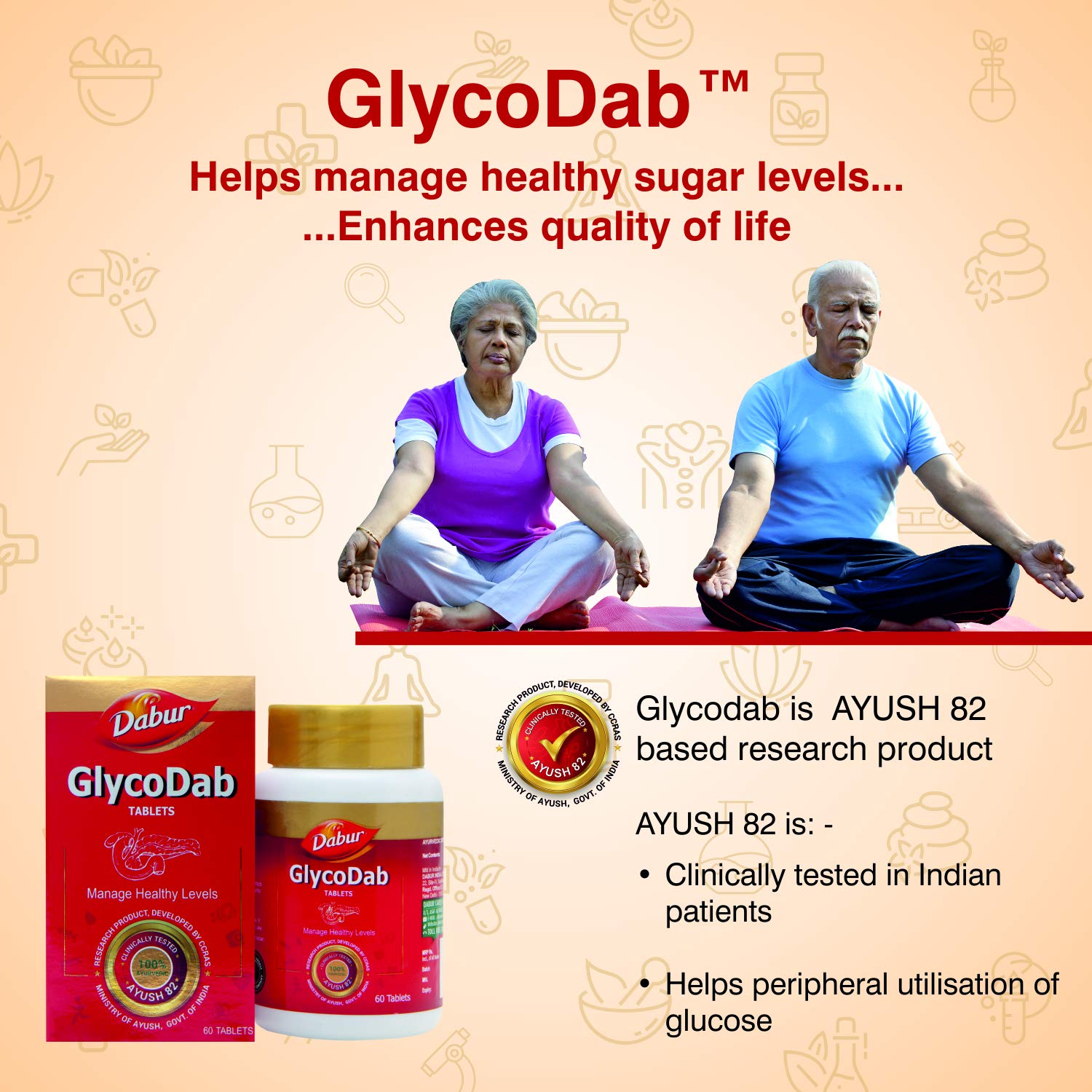 Dabur Ayurvedic GlycoDab (60tab)