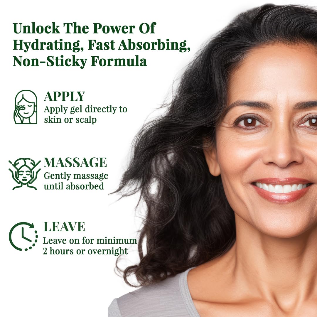 Vansaar 45+ Pure Aloe Vera Gel 500g