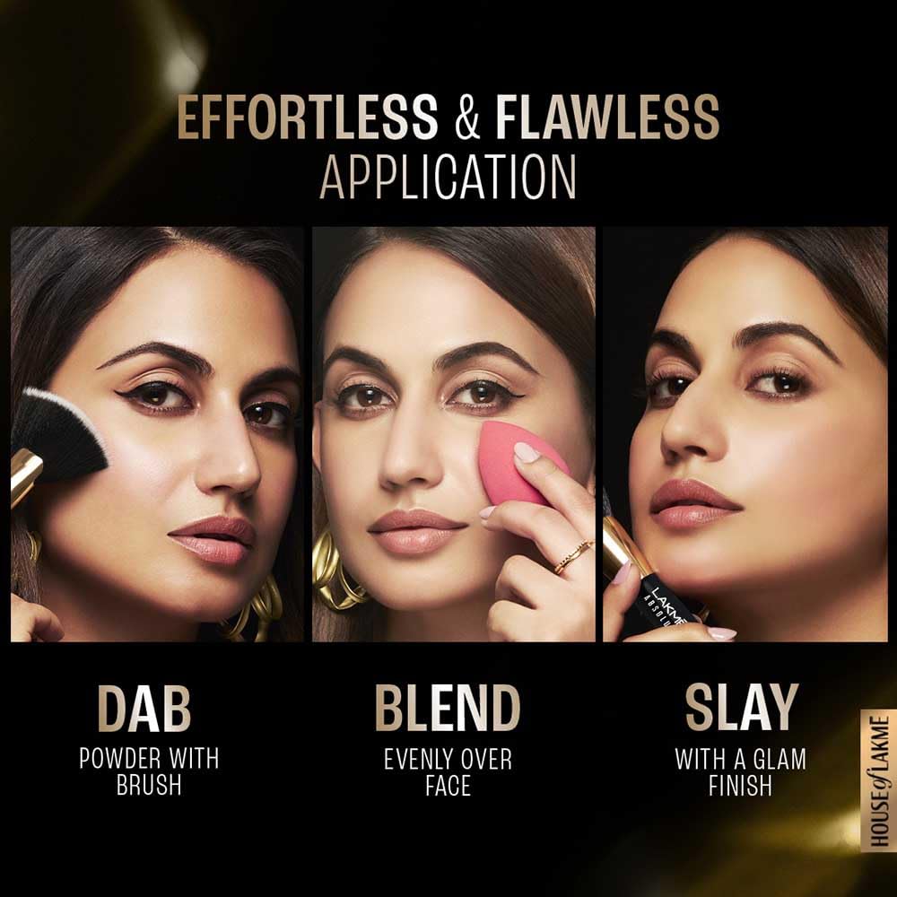Lakme Forever Matte Face Powder, Matte Finish, Oil Cointrol, for rosy glow, Warm Pink, 40g (OG Collection)