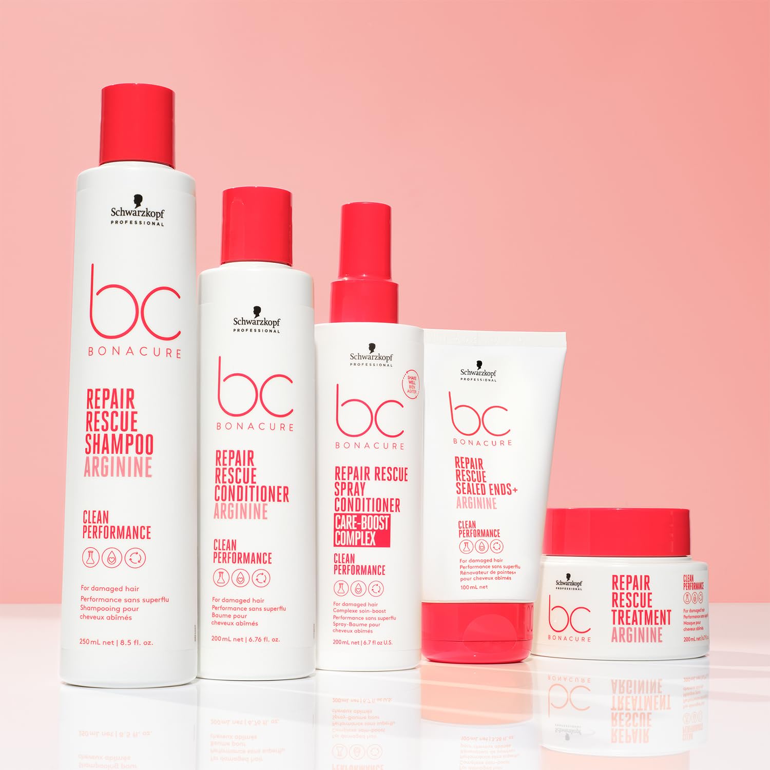 Schwarzkopf Professional Bonacure Repair Rescue Sealed Ends With Arginine For Preventing Split Ends, 100Ml - Liquid