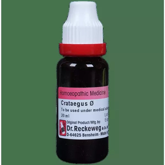 Dr. Reckeweg Crataegus Mother Tincture 1X (Q) (20ml) for chest pain heart diseases
