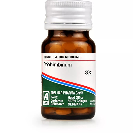 Adel Pekana Germany Homeopathic Yohimbinum Tablets 3X (20g) for Nervous System Improves stamina
