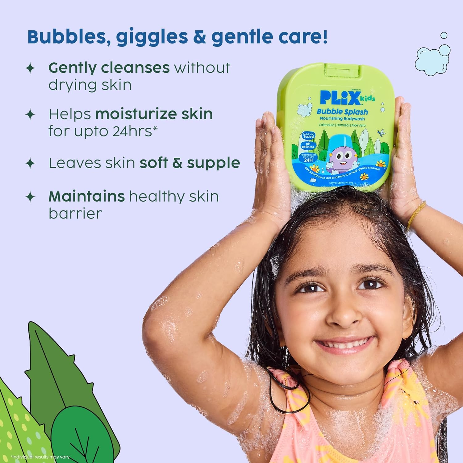 Plix Kids Bubble Splash Nourishing Body Wash