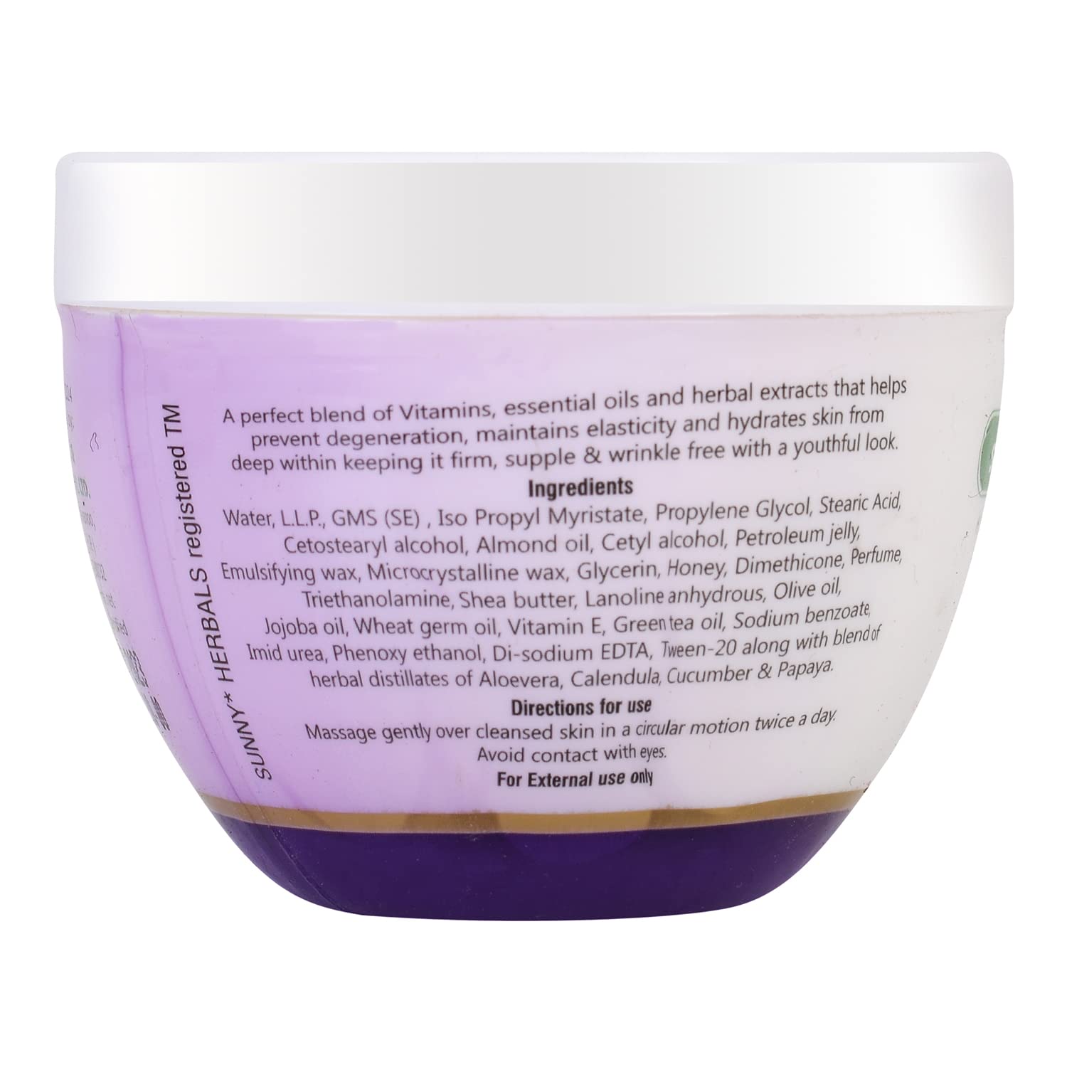 Bakson Sunny Anti Wrinkle Cream 125gm