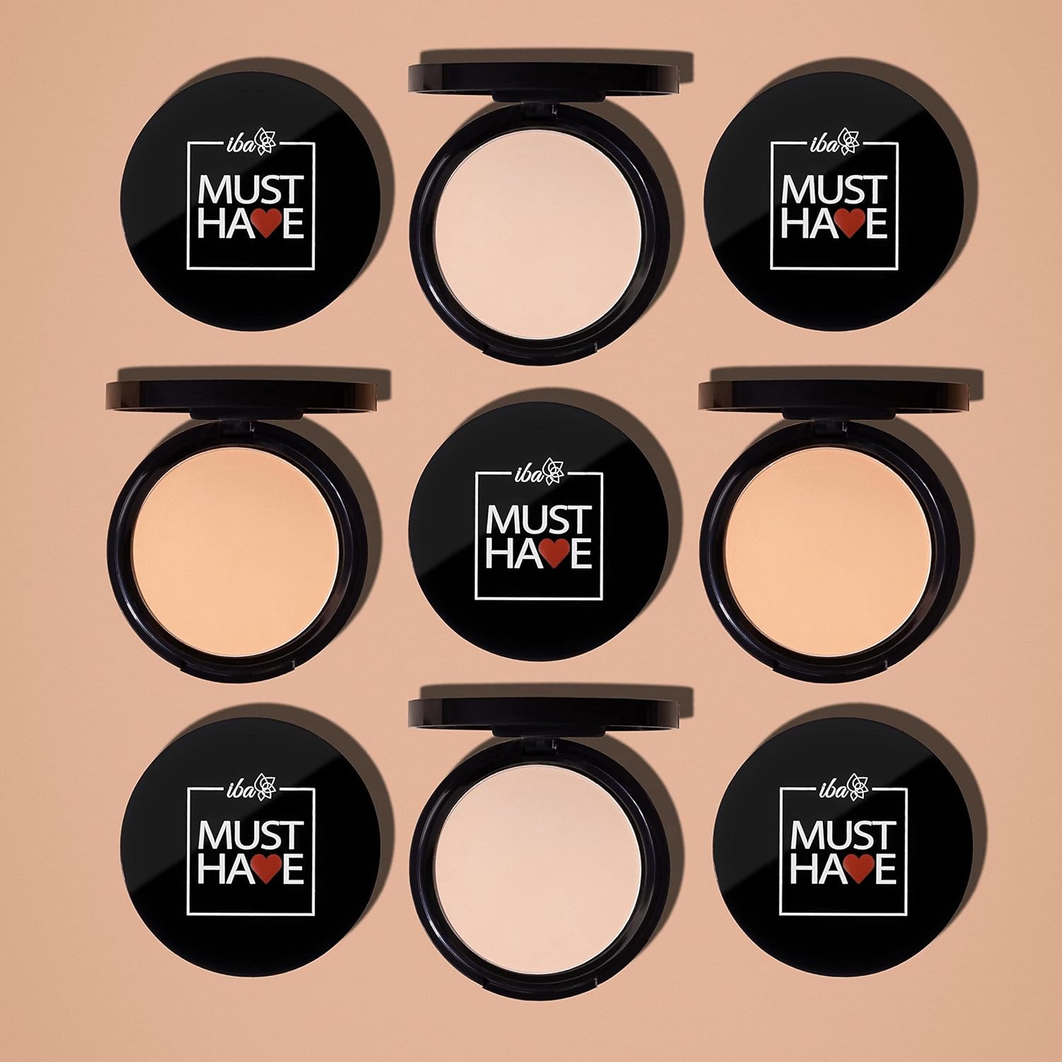 Iba Must Have Velvet Matte Pressed Compact Powder - Pure Ivory, 9G