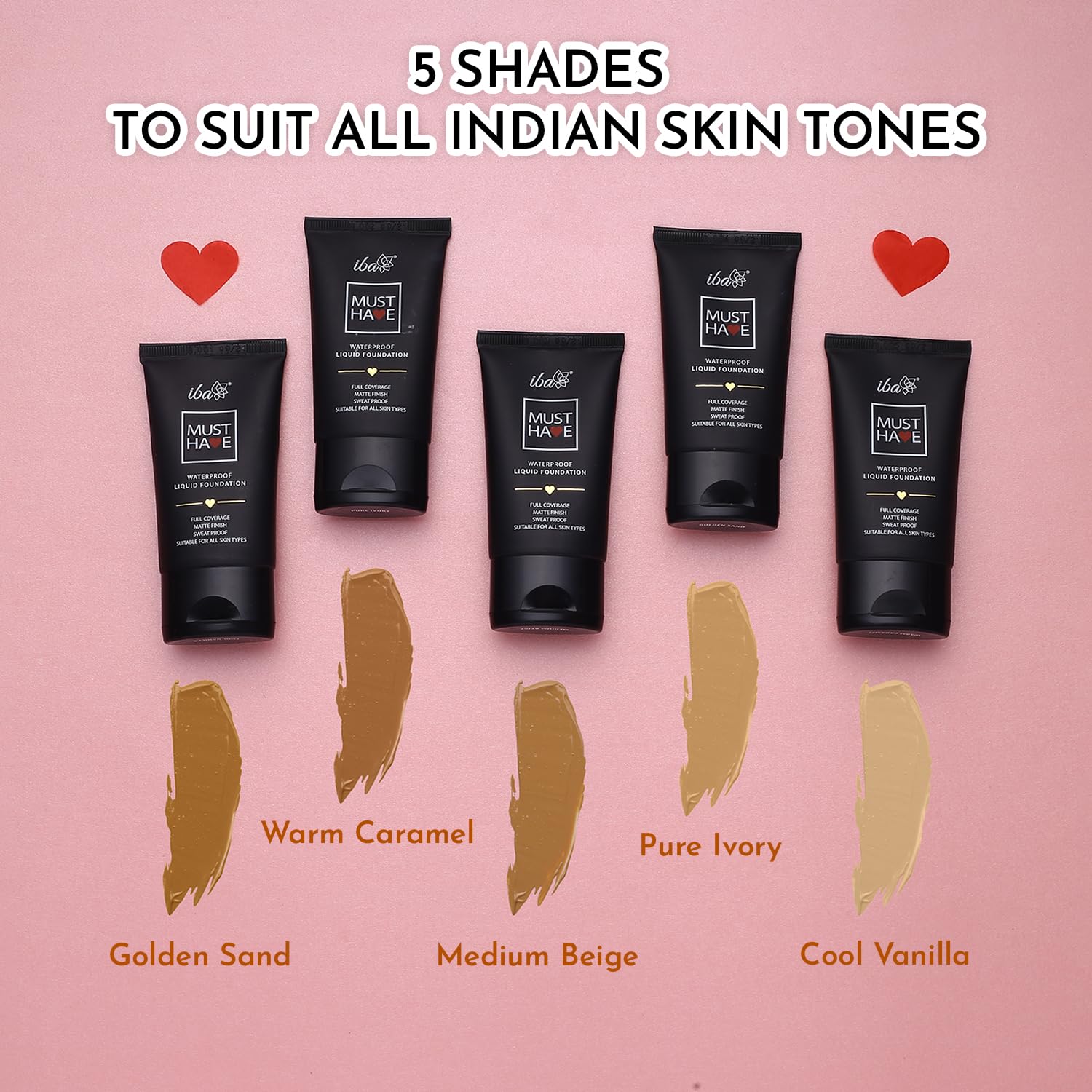 Iba Must Have Waterproof Liquid Foundation - Cool Vanila, 30ml