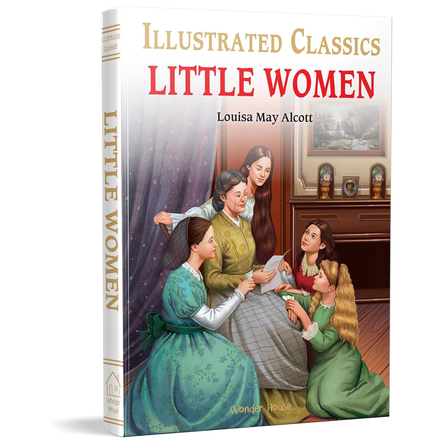 Little Women : Illustrated Abridged Children Classic English Novel with Review Questions (Hardback)  Book