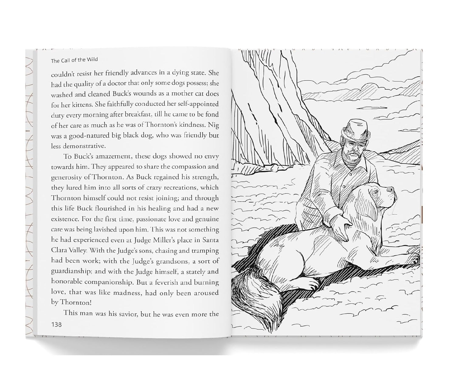 The Call of the Wild : Illustrated Abridged Children Classics English Novel with Review Questions Hardcover Book