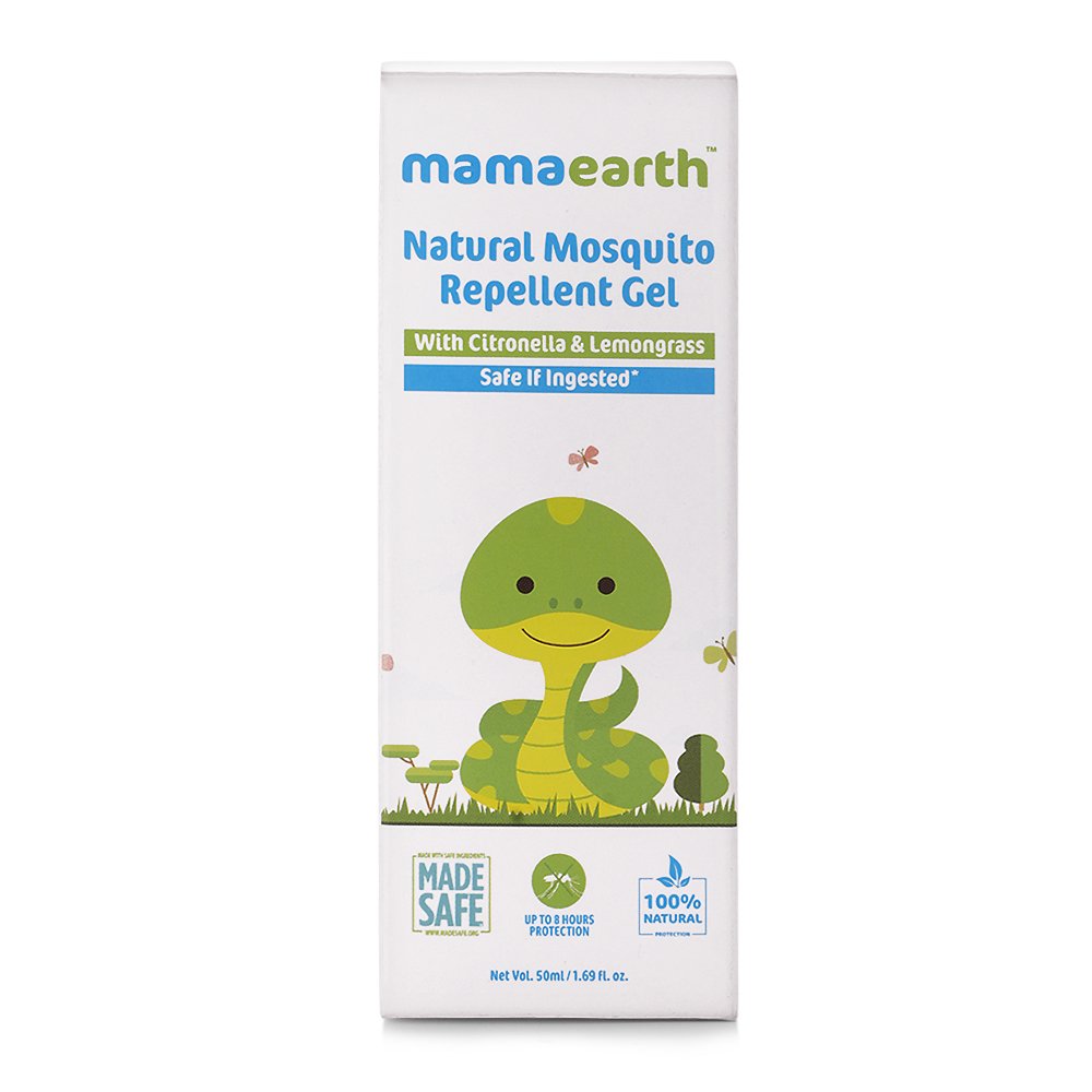 Mamaearth Natural Mosquito Repellent Gel 50ml. DEET Free.