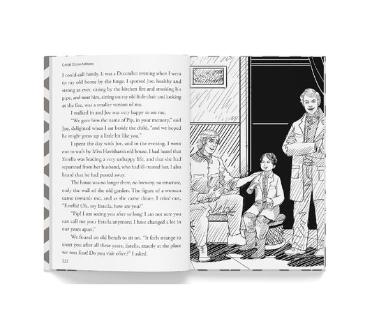 Great Expectations : Illustrated Abridged Children Classic English Novel with Review Questions Hardcover  Book