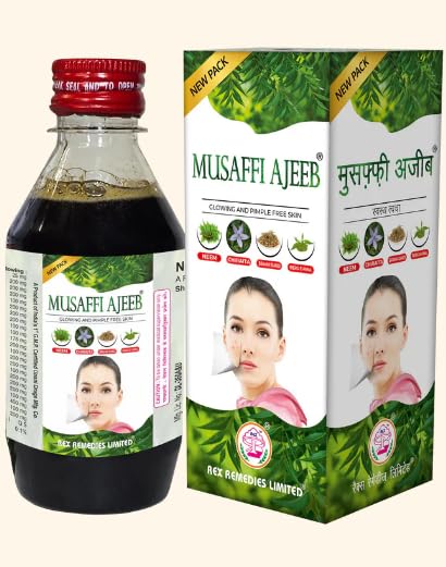 Rex Remedies Musaffi Ajeeb Syrup - 100 ml (Pack of 2)