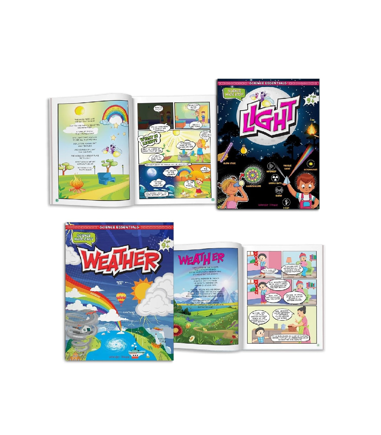 Science Essentials: Science Made Easy: Set of 6 Books Hardcover