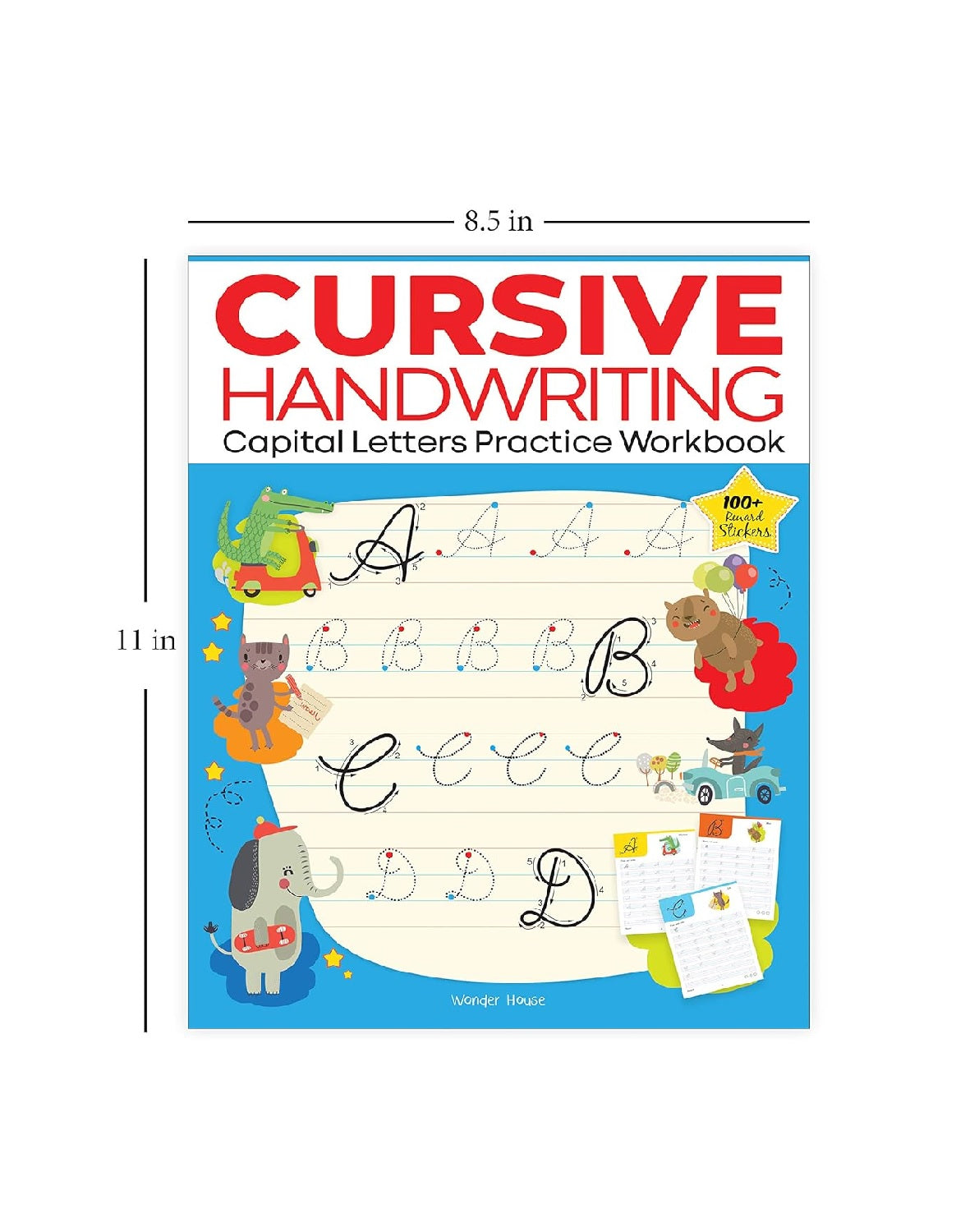 Cursive Handwriting Practice Workbook: Capital Letters | Level 1 | Ages 5–8 | Paperback