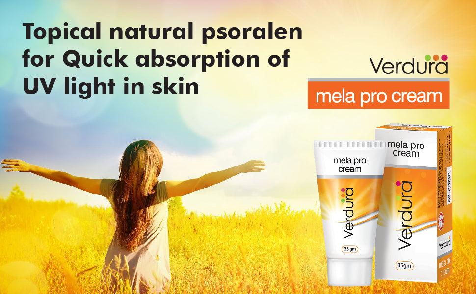 Dr JRK’s Verdura Mela Pro Cream (35 gm) For protection to the skin from U.V rays, vitiligo treatment