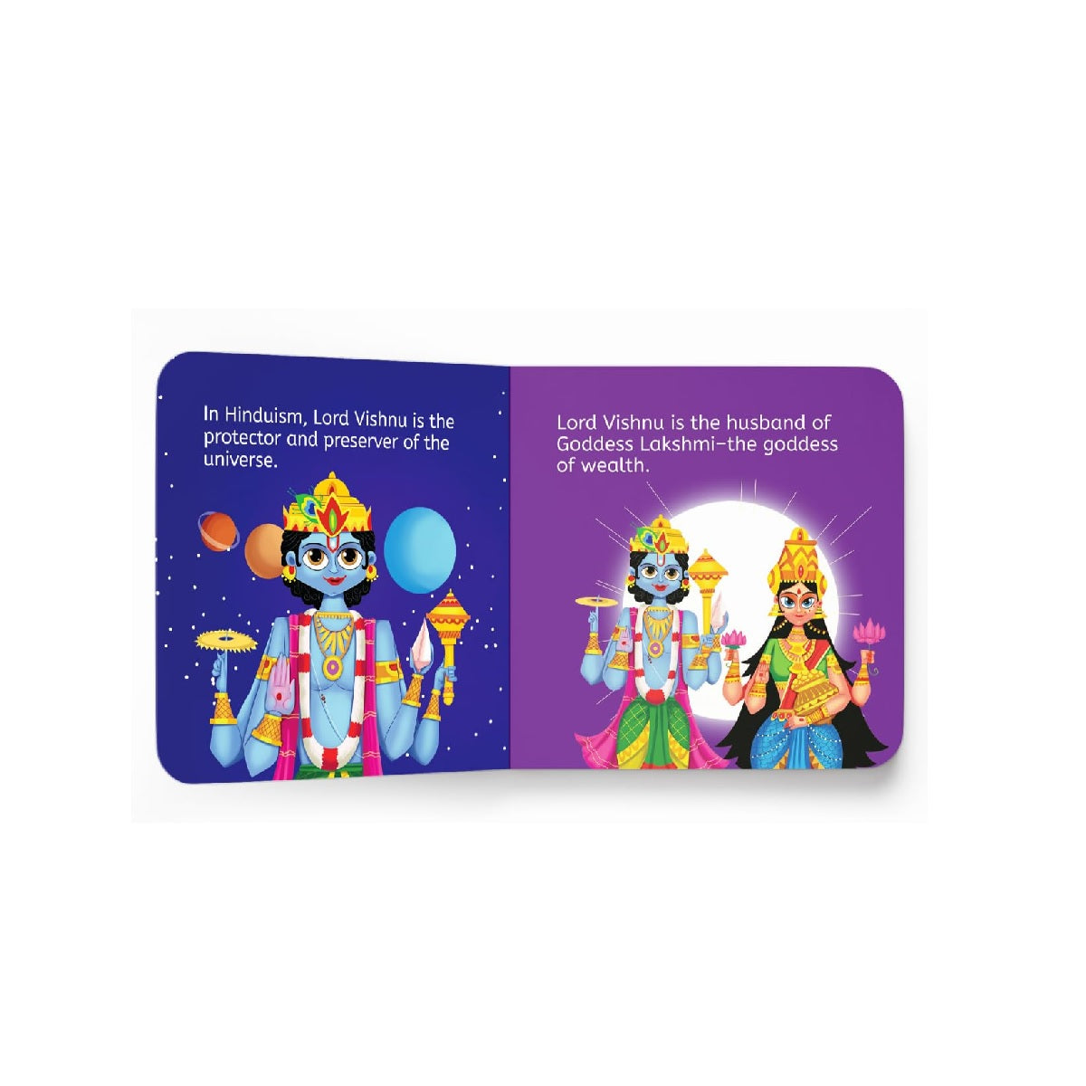 My First Library of Hindu Gods and Goddesses – Boxed Set of 12 Illustrated Board Books for Kids: Includes Ganesha, Krishna, Shiva, Vishnu, Lakshmi, Saraswati, Durga, Kali, Hanuman, Ram, Sai Baba & Buddha | Simple Stories|  Paperback