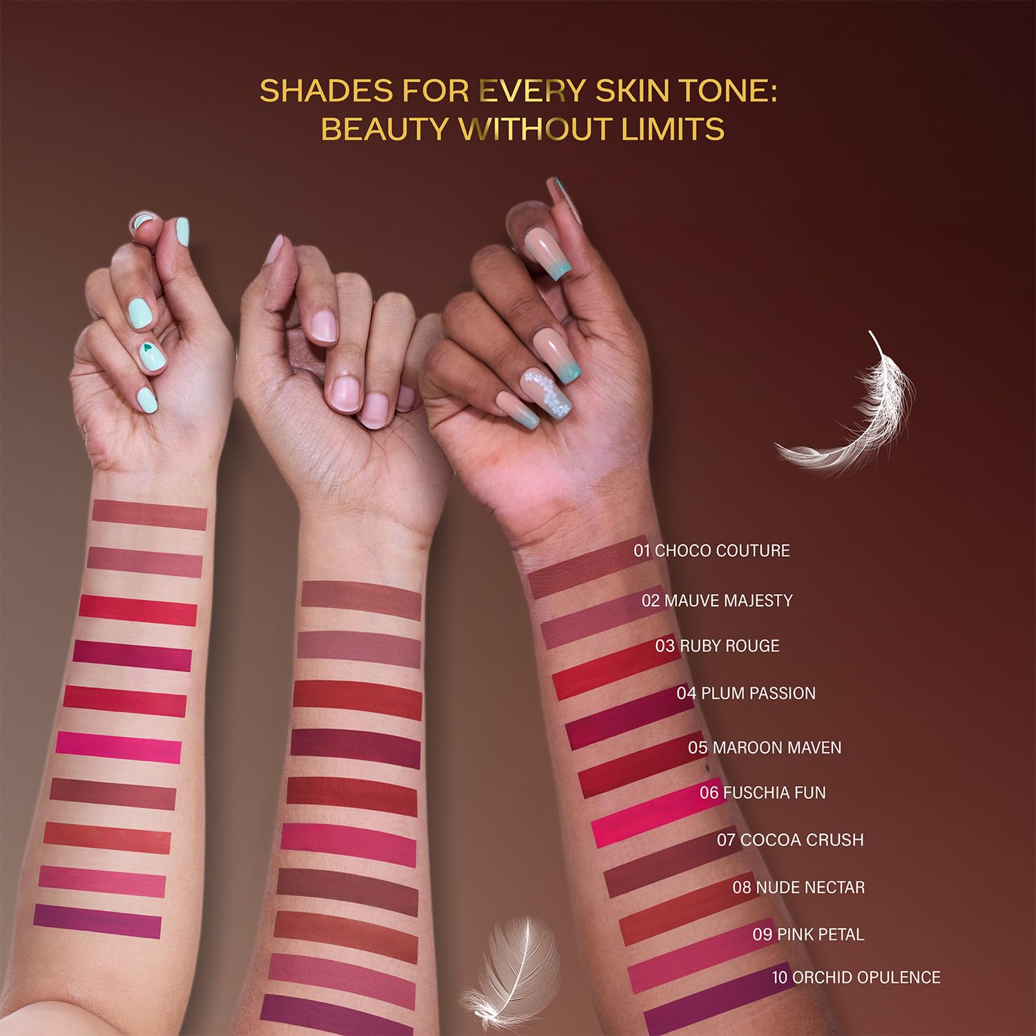 FACES CANADA Comfy Matte Wow Liquid Lipstick - Orchid Opulence 10 (Plum) 3.8ml