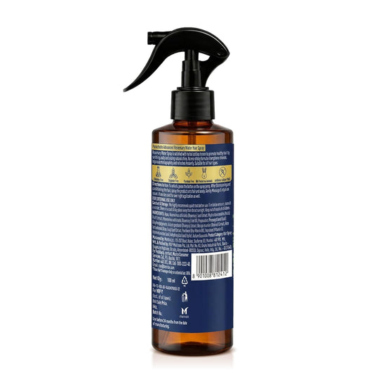 Parachute Advansed Rosemary Water Hair Spray | 100ml | Reduces Hair Breakage* | Non‑Sticky Formula | Natural Shine | Scalp‑Soothing