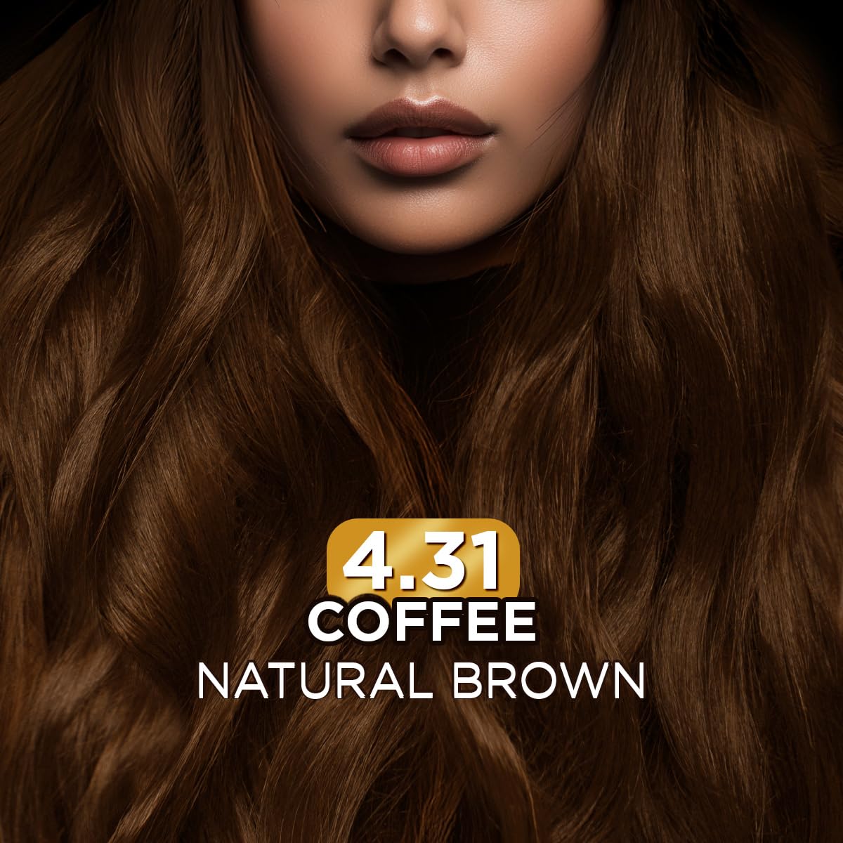 BBLUNT Salon Secret High Shine Conditioning Hair Colour With MaliPeptide BondTech™ to reduce breakage | Coffee Natural Brown 4.31 | No Ammonia 100%, Grey Coverage | Long Lasting Colour | Salon at home