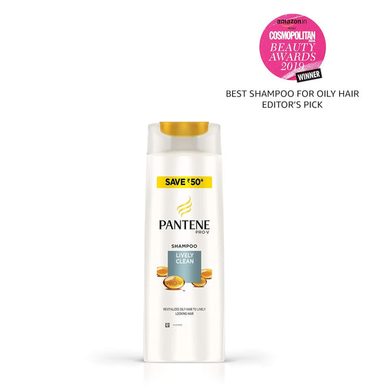 Pantene Lively Clean Shampoo 400ml For Fresh Vibrant Hair