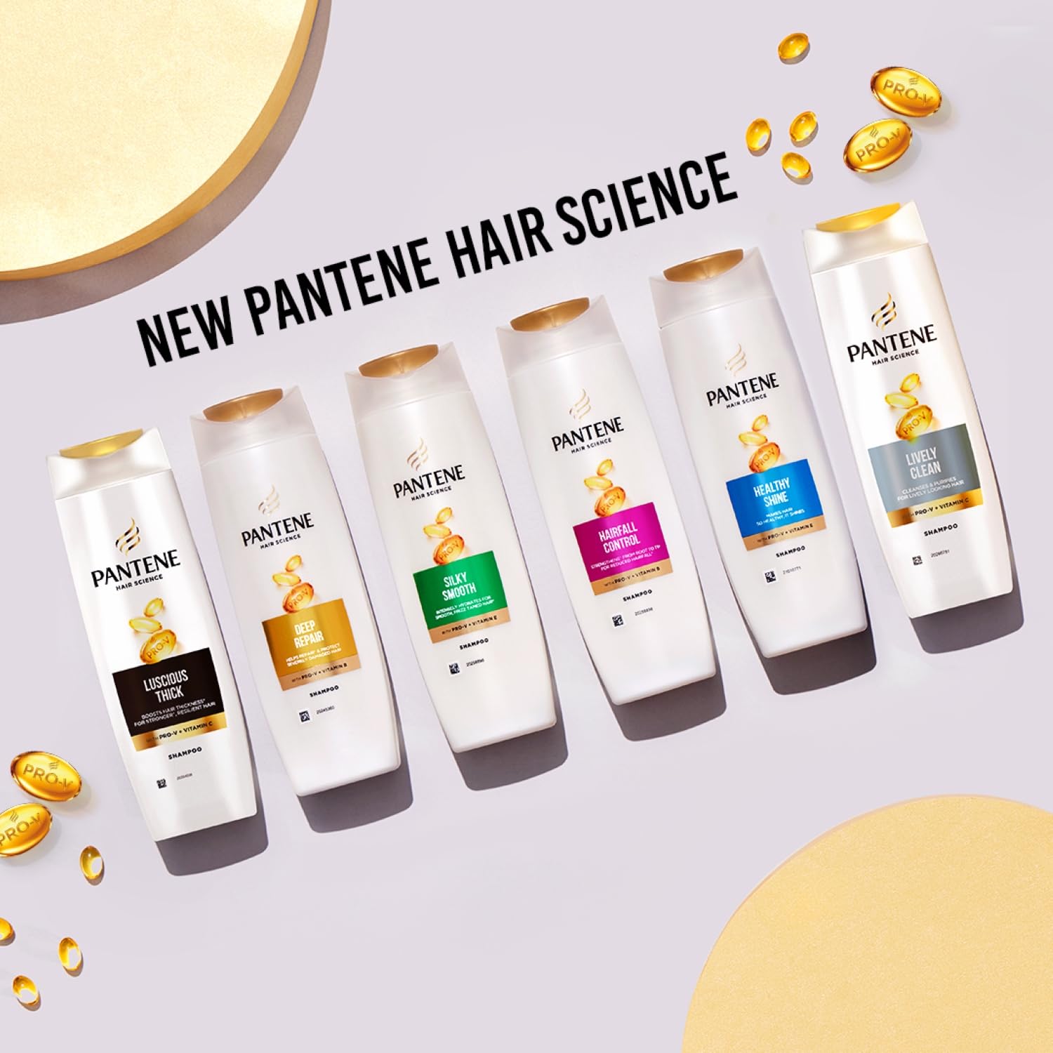 Pantene Advanced Hair Care Solution Lively Clean Shampoo, 400 ml