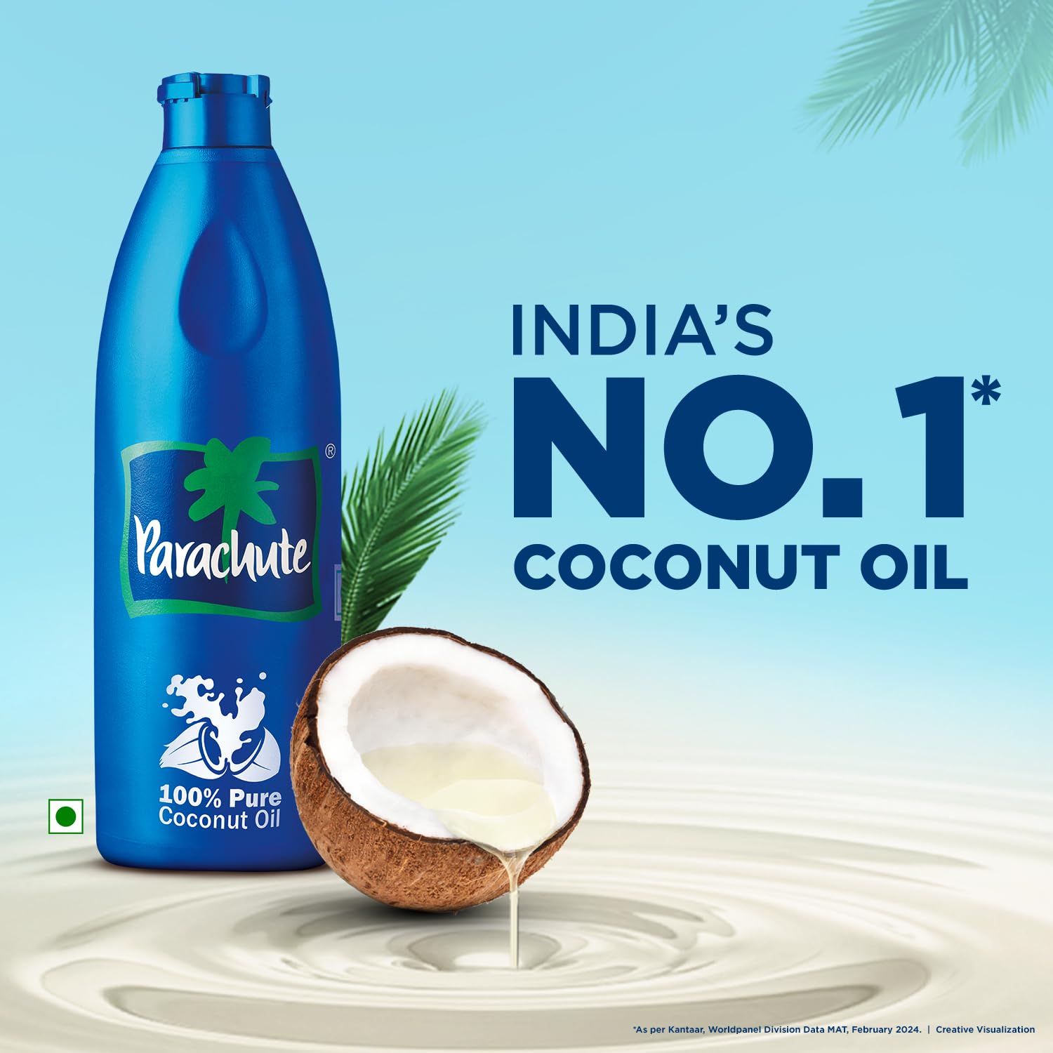 Parachute Coconut Oil - 300 ml (Bottle)