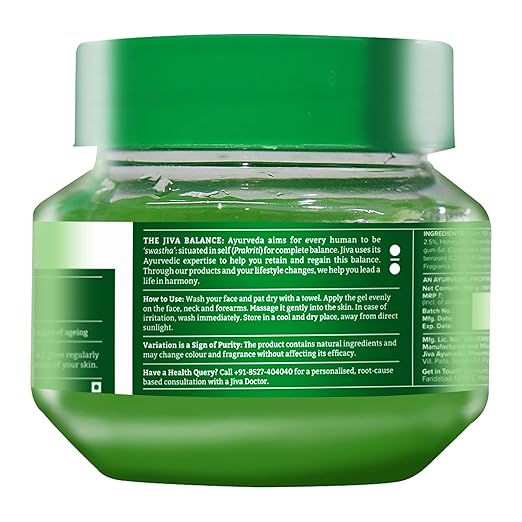 Jiva Aloe Honey Gel 100gm | 100% Ayurvedic Formulation | Moisturizes & Soothes Dull Skin
