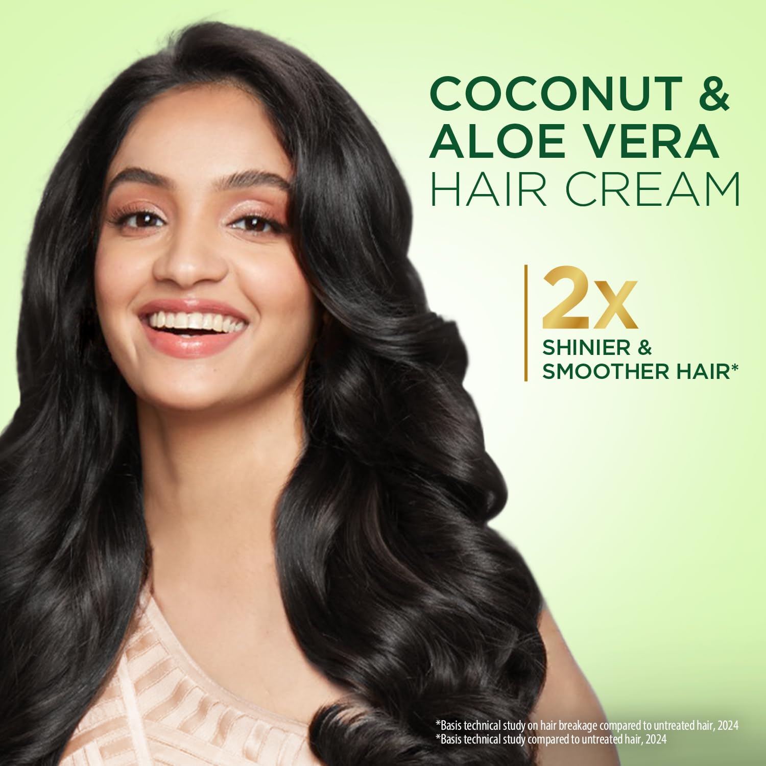 Parachute Advansed Coconut & Aloe Vera Hair Cream 210ml | Nourishes and Hydrates | 2X Shiner, Smoother, Softer | Leave-in Pre-Wash For Men & Women
