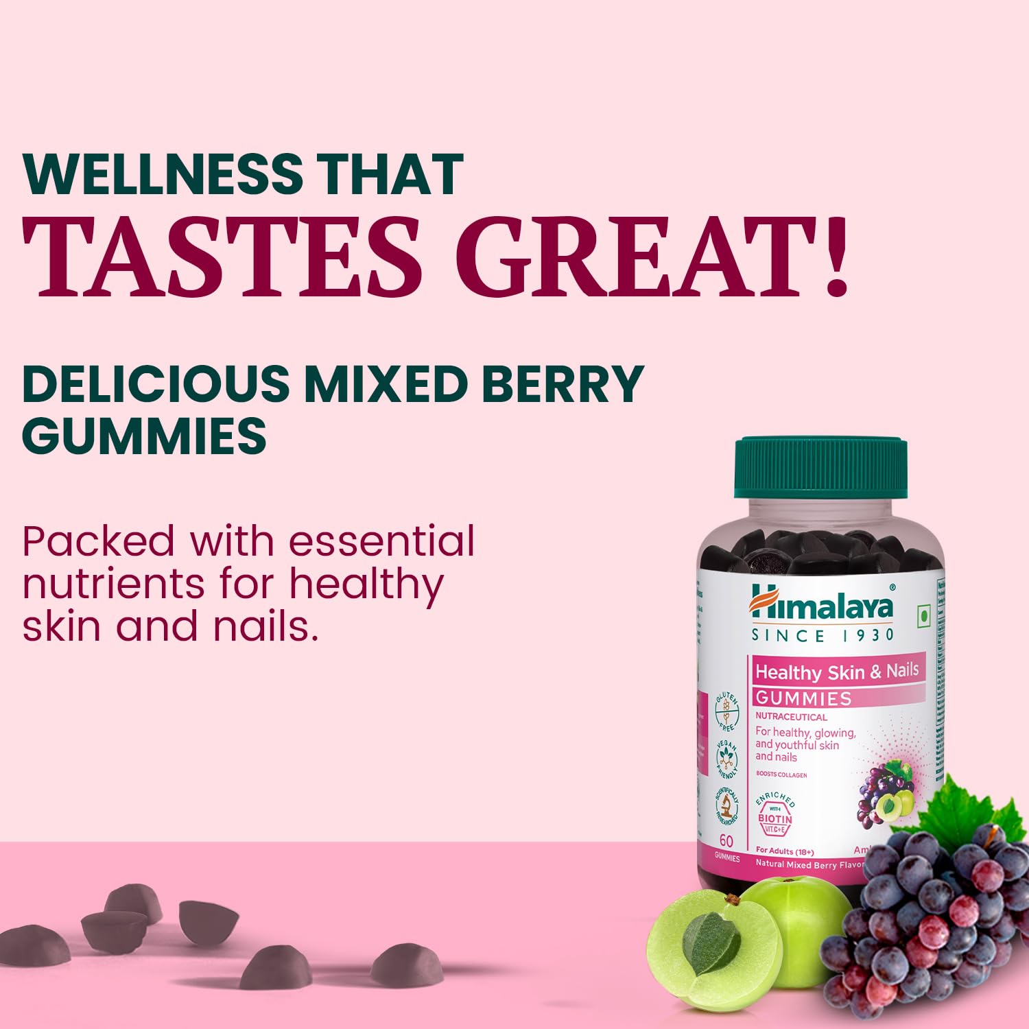Himalaya Skin & Nail Health Gummies | Pack Of 30