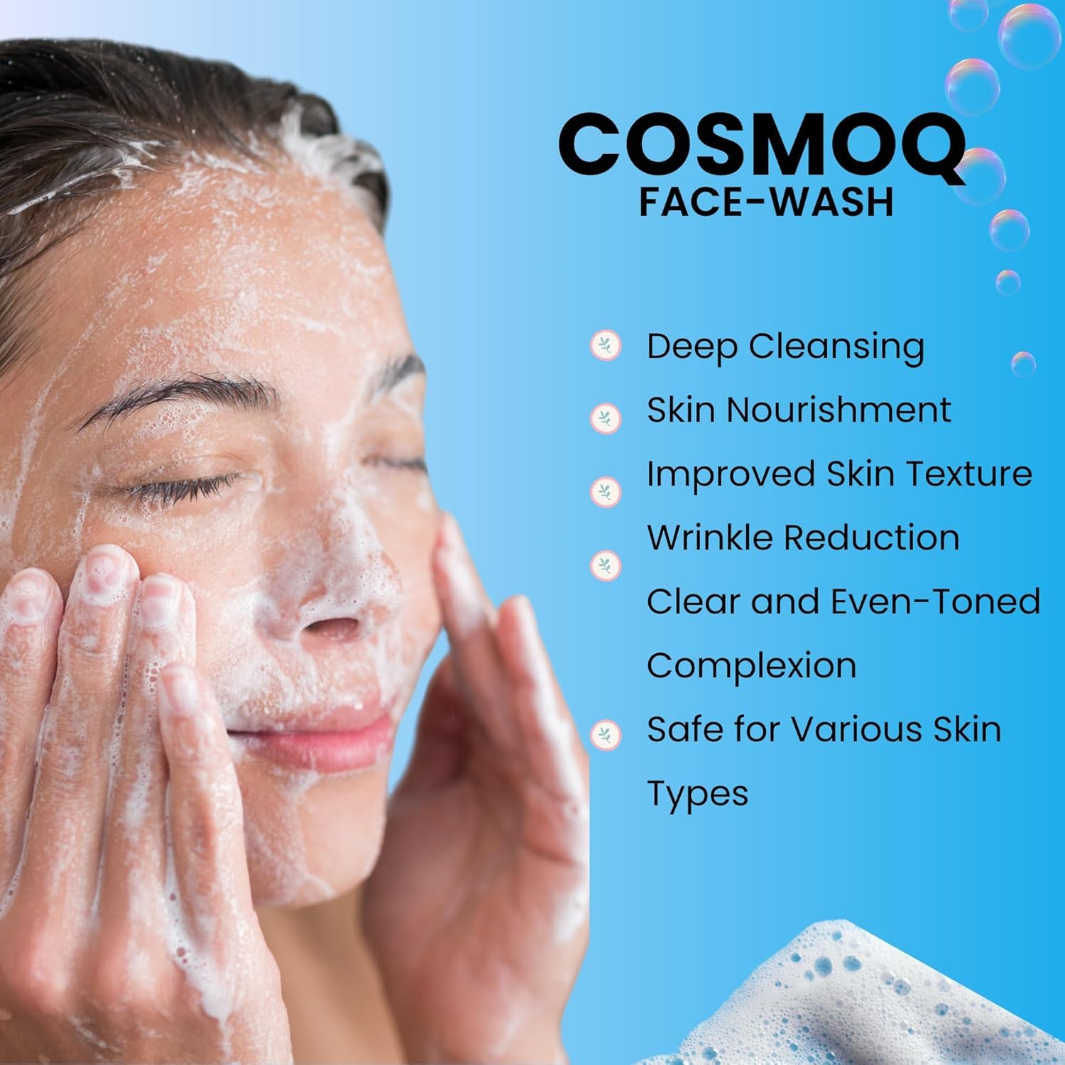 CosmoQ Face Wash Gel-100 ml