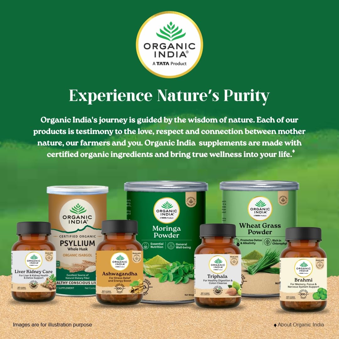 A TATA Product -Organic India Beautiful Skin Capsules, 60 Capsules
