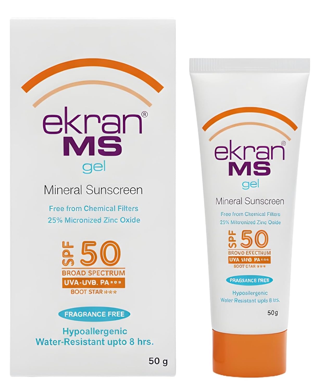 Ekran MS Mineral Sunscreen SPF 50 Gel- 50 gm