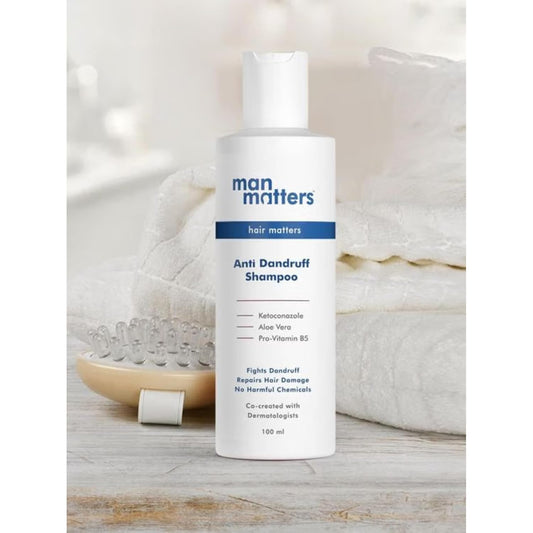Man Matters Ketoconazole Anti Dandruff Shampoo | Removes Dandruff and Health | 100ml