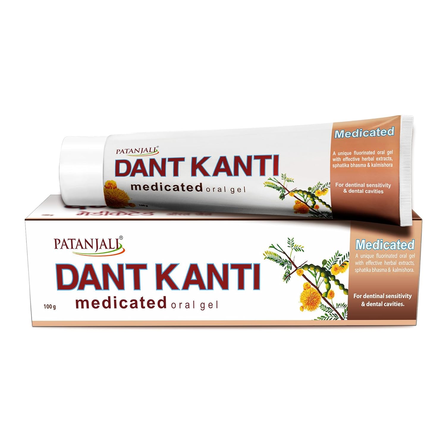 Patanjali Dant Kanti Medicated, Gingivitis, Dental Protection - 100 G