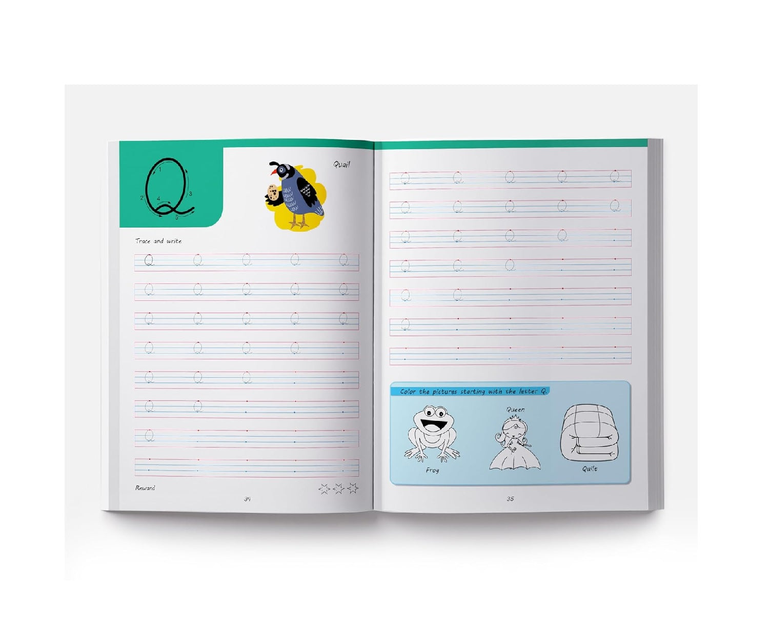 Cursive Handwriting Practice Workbook: Capital Letters | Level 1 | Ages 5–8 | Paperback