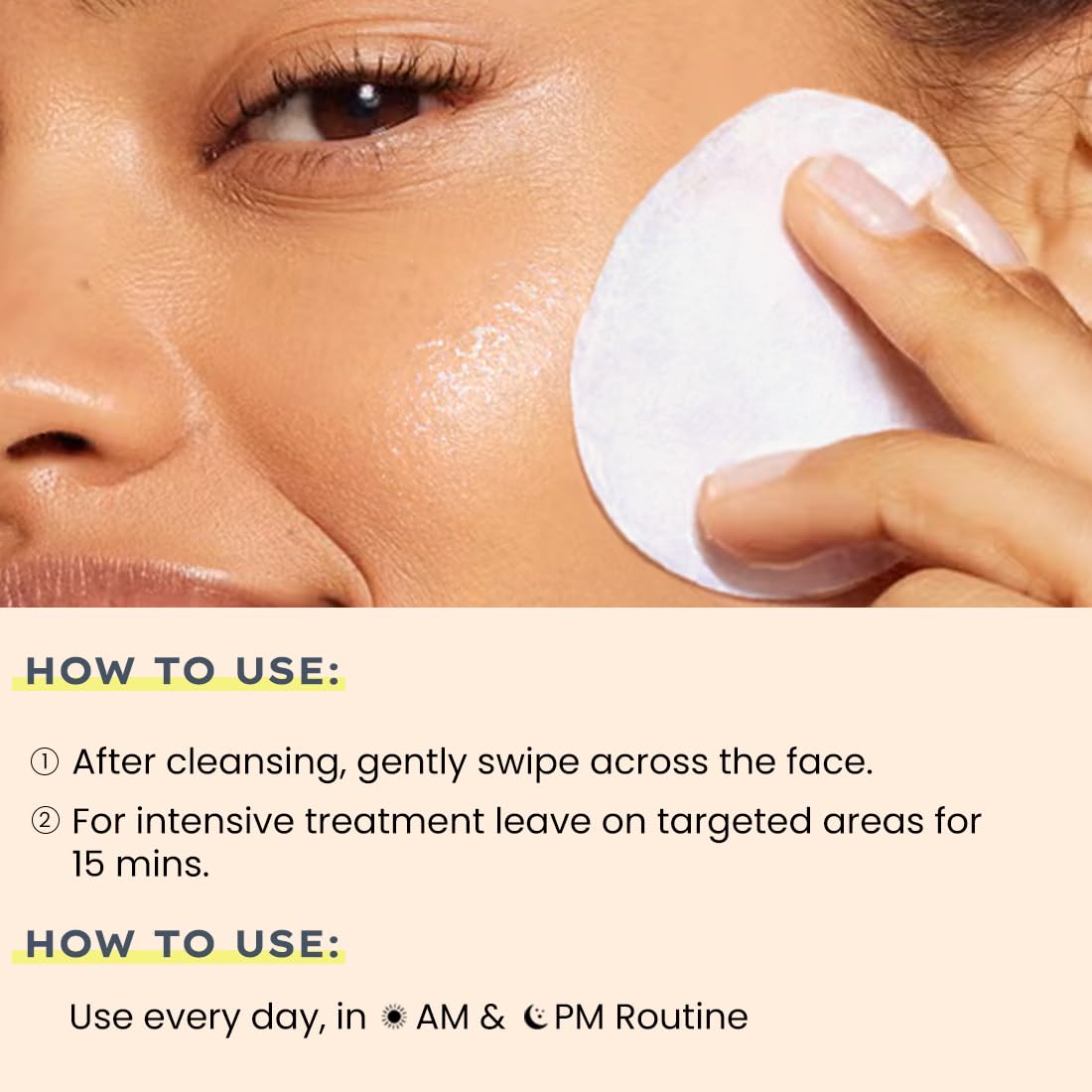 Hyphen 44% Rice Water Brightening Serum Pads (50pcs)