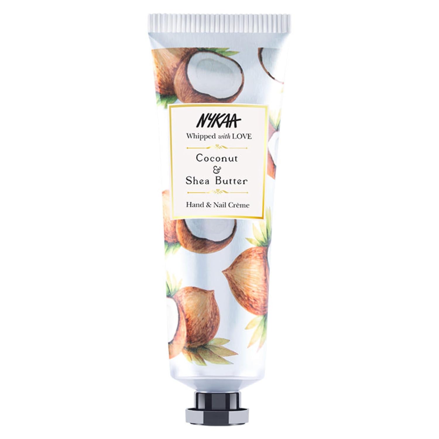 Nykaa Naturals Coconut & Shea Butter Hand & Nail Creme, 30ml| With Avocado, Almond Oil, Jojoba Oil & Hyaluronic Acid|