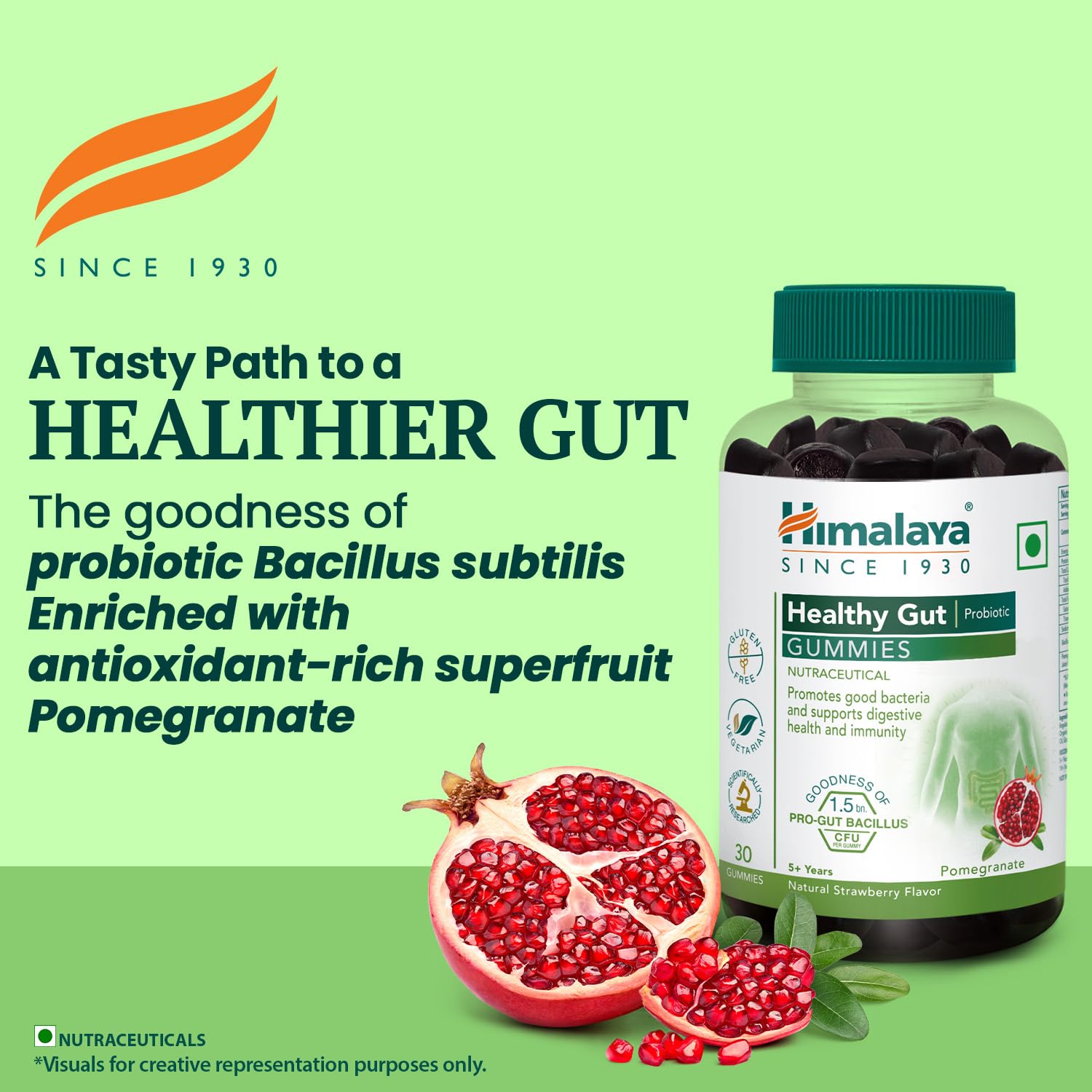 Himalaya Healthy Gut Probiotic Gummies | Pack of 30s