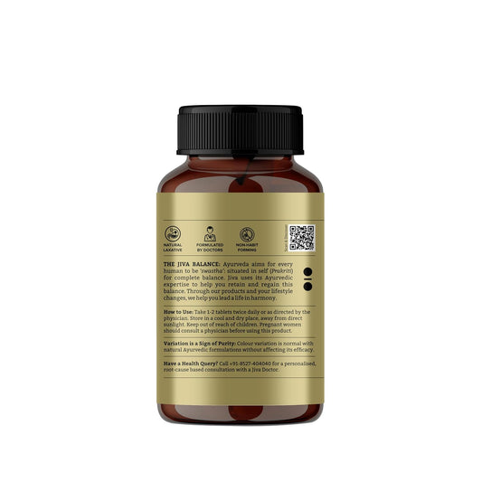 Jiva Ayurveda Saaf-Saaf (120 Tablet) For constipation, bowels, indigestion, peristaltic movements