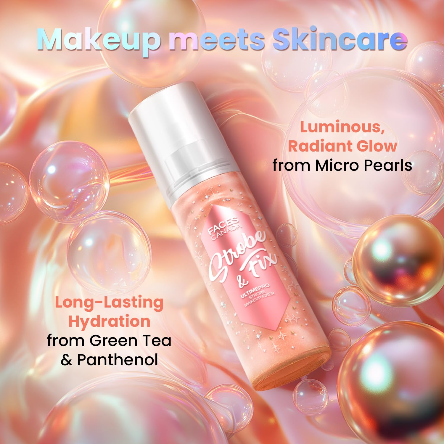 FACES CANADA Ultime Pro Strobe Makeup Fixer Mini - Rose Gold, 50 ml
