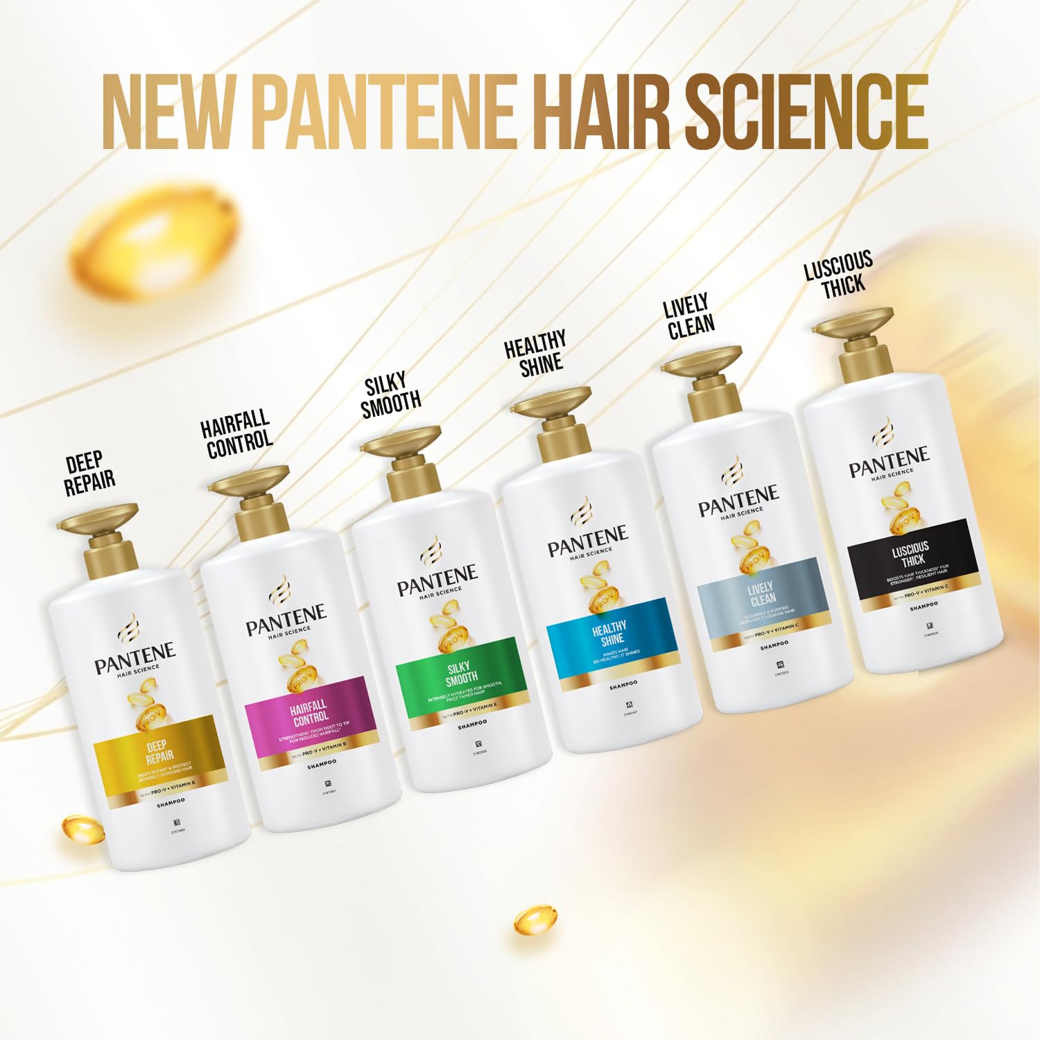 Pantene Hair Science Deep Repair Shampoo 650ml For Damaged Hair