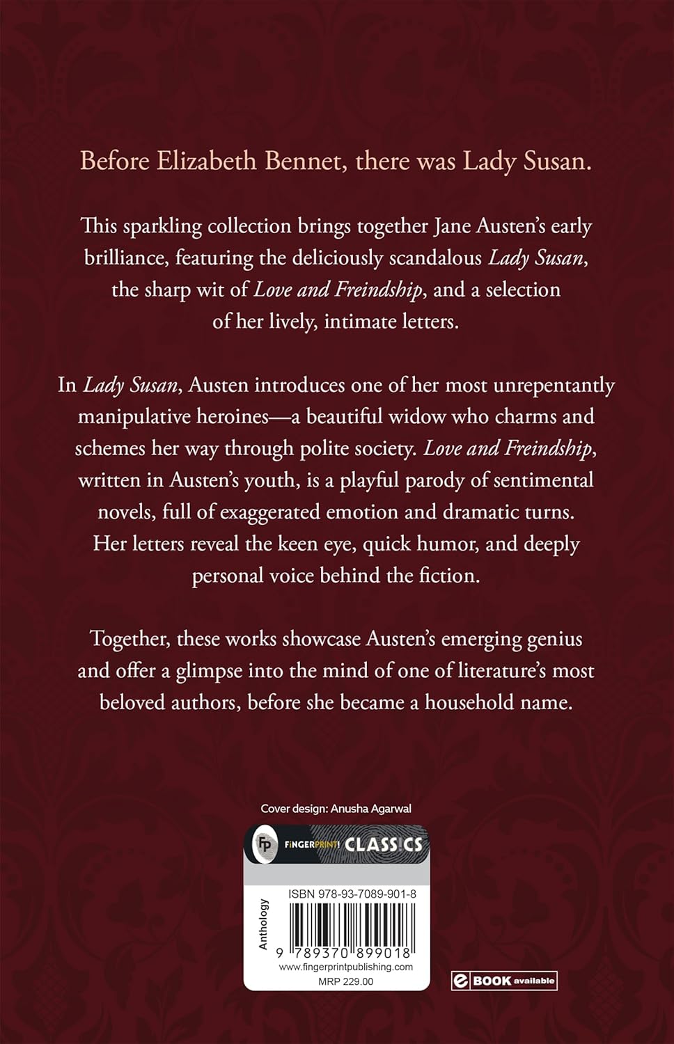 Lady Susan and Other Selected Works Paperback –-book