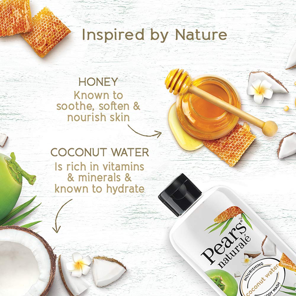 Pears Naturale Nourishing Coconut Water Body Wash - 250 ml