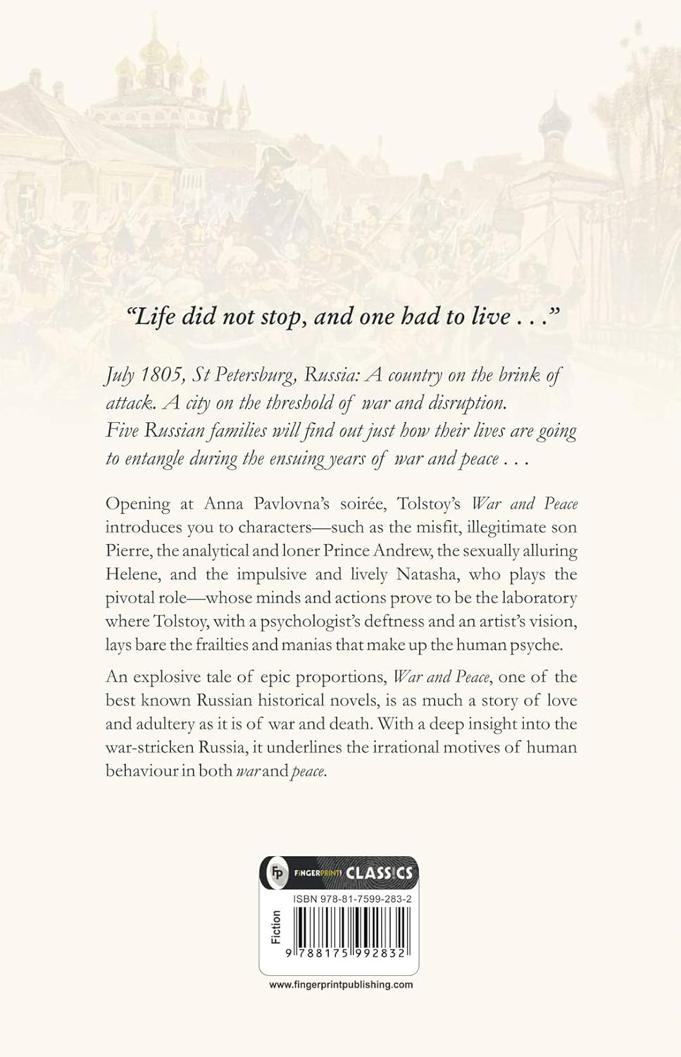 War And Peace by Leo Tolstoy - Russian Literature | Historical Fiction | Napoleonic Wars | Love and War | Tolstoy’s Exploration of Philosophical Themes | A Masterpiece on Cultural Significance | Literary Classics Paperback