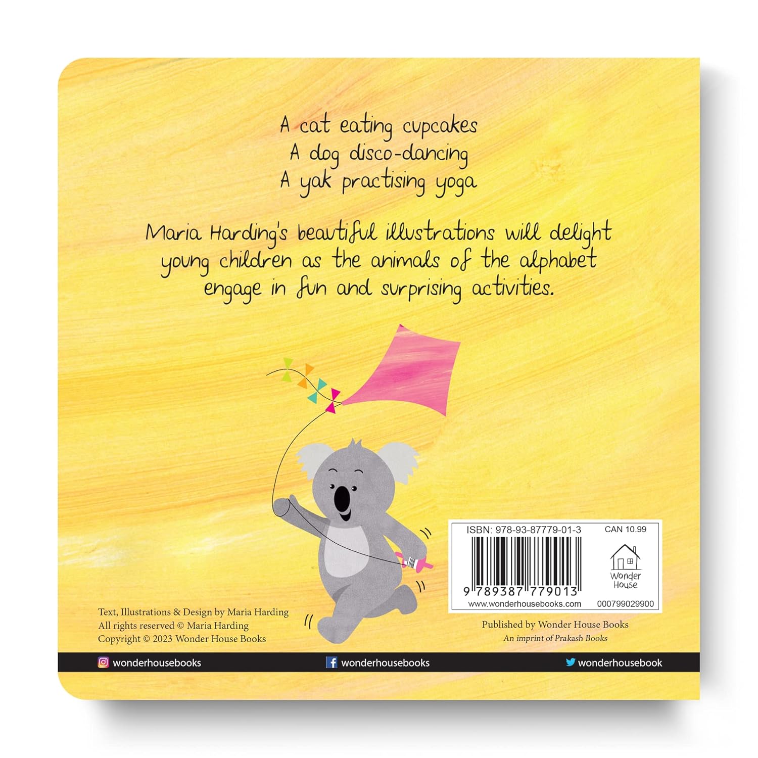 Animal ABC – Board Book for Kids: Playful Animals Teach A to Z with Bright Illustrations & Fun Rhymes | Hardcover